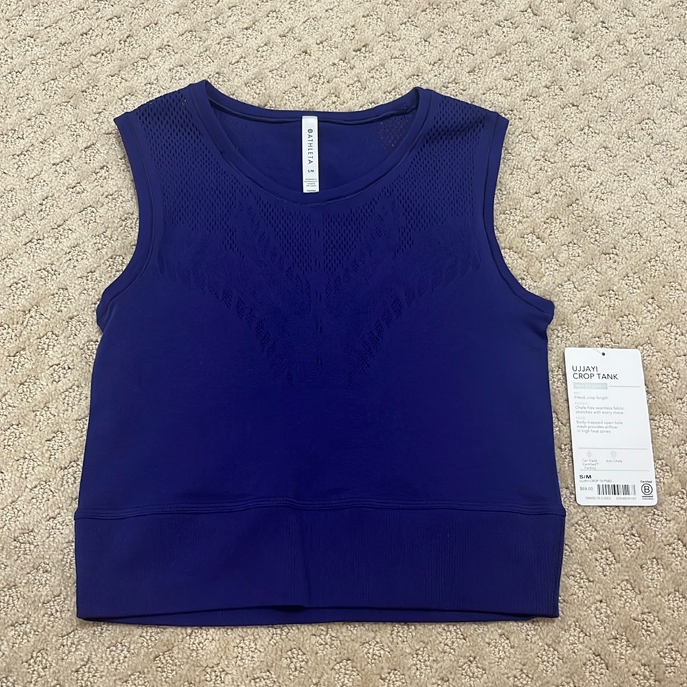 Athleta ujjayi crop tank